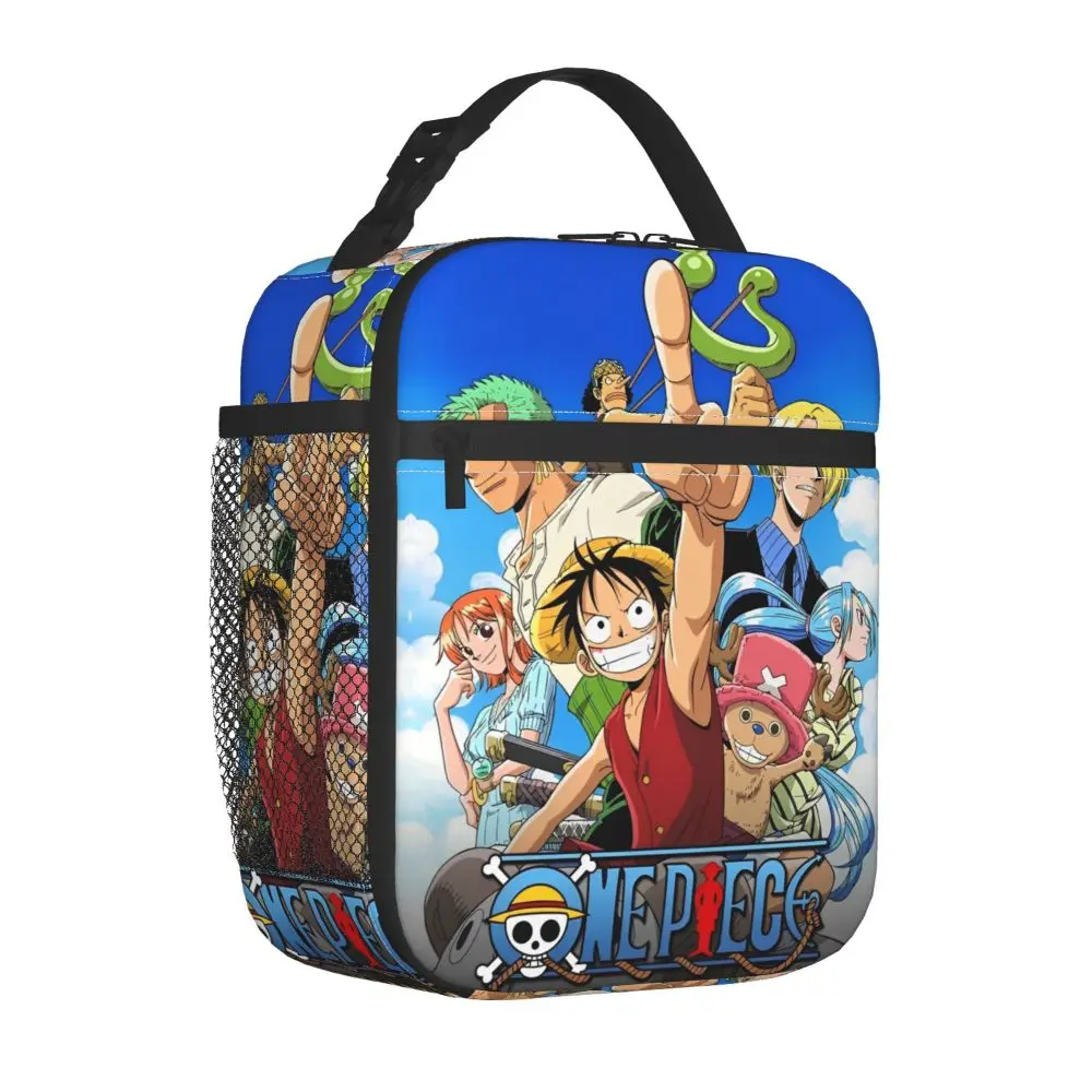 Anime Kawaii One Piece Thousand Sunny Student Insulated Lunch Bag