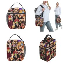 Monkey D. Luffy Anime One Piece Insulated Lunch Bag Leakproof Meal Container Cooler Bag Tote Lunch Box Office Travel Girl Boy Monkey D. Luffy Anime One Piece Insulated Lunch Bag Leakproof Meal Container Cooler Bag Tote Lunch Box Office Travel Girl Boy