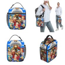 Monkey D. Luffy Anime One Piece Insulated Lunch Bag Leakproof Meal Container Cooler Bag Tote Lunch Box Office Travel Girl Boy Monkey D. Luffy Anime One Piece Insulated Lunch Bag Leakproof Meal Container Cooler Bag Tote Lunch Box Office Travel Girl Boy