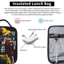 Monkey D. Luffy Anime One Piece Insulated Lunch Bag Leakproof Meal Container Cooler Bag Tote Lunch Box Office Travel Girl Boy Monkey D. Luffy Anime One Piece Insulated Lunch Bag Leakproof Meal Container Cooler Bag Tote Lunch Box Office Travel Girl Boy