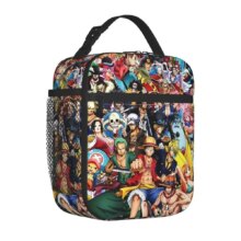 Monkey D. Luffy Anime One Piece Insulated Lunch Bag Leakproof Meal Container Cooler Bag Tote Lunch Box Office Travel Girl Boy Monkey D. Luffy Anime One Piece Insulated Lunch Bag Leakproof Meal Container Cooler Bag Tote Lunch Box Office Travel Girl Boy