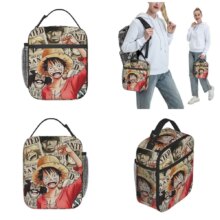 Monkey D. Luffy Anime One Piece Insulated Lunch Bag Leakproof Meal Container Cooler Bag Tote Lunch Box Office Travel Girl Boy Monkey D. Luffy Anime One Piece Insulated Lunch Bag Leakproof Meal Container Cooler Bag Tote Lunch Box Office Travel Girl Boy