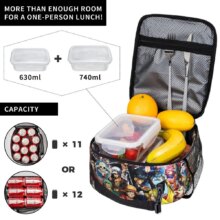 Monkey D. Luffy Anime One Piece Insulated Lunch Bag Leakproof Meal Container Cooler Bag Tote Lunch Box Office Travel Girl Boy Monkey D. Luffy Anime One Piece Insulated Lunch Bag Leakproof Meal Container Cooler Bag Tote Lunch Box Office Travel Girl Boy