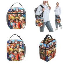 Monkey D. Luffy Anime One Piece Insulated Lunch Bag Leakproof Meal Container Cooler Bag Tote Lunch Box Office Travel Girl Boy Monkey D. Luffy Anime One Piece Insulated Lunch Bag Leakproof Meal Container Cooler Bag Tote Lunch Box Office Travel Girl Boy