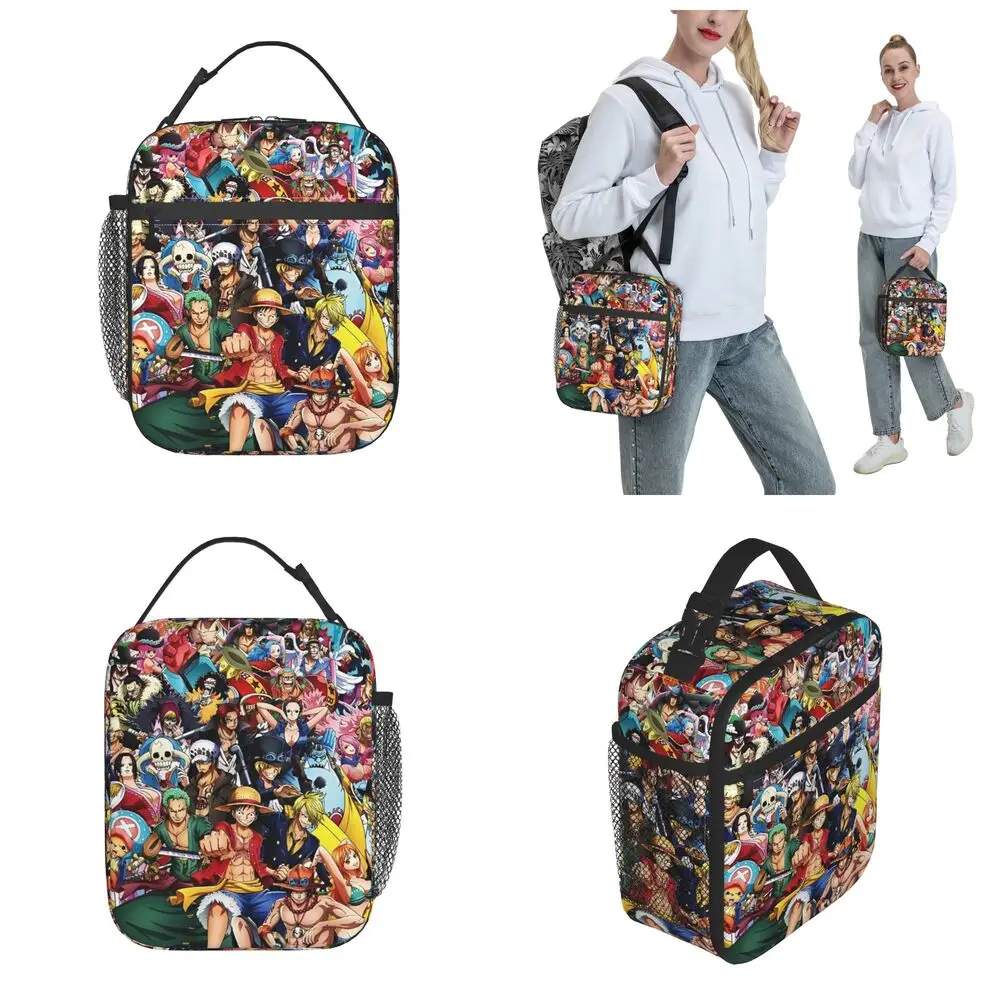 Anime Kawaii One Piece Character Insulated Lunch Bag