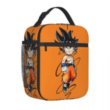 Kawaii Dragon Ball Son Goku Anime Thermal Lunch Bag Kawaii Dragon Ball Son Goku Anime Thermal Lunch BagLunch Container Goku Kakarot Manga Large Tote Lunch Box Food Storage Bag