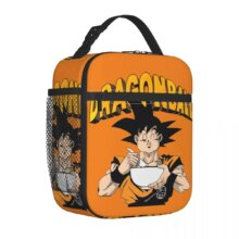 Kawaii Anime Dragon Ball Son Goku Printed Thermal Lunch Bag Kawaii Anime Dragon Ball Son Goku Printed Thermal Lunch BagLunch Container Goku Kakarot Manga Large Tote Lunch Box Food Storage Bag