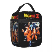 Kawaii Anime Dragon Ball Character Thermal Lunch Bag Kawaii Anime Dragon Ball Character Thermal Lunch BagLunch Container Goku Kakarot Manga Large Tote Lunch Box Food Storage Bag