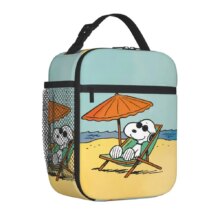 Custom S-Snoopys Anime Insulated Lunch Bags for School Office Portable Cooler Thermal Bento Box Women Kids Custom S-Snoopys Anime Insulated Lunch Bags for School Office Portable Cooler Thermal Bento Box Women Kids