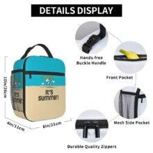 Custom S-Snoopys Anime Insulated Lunch Bags for School Office Portable Cooler Thermal Bento Box Women Kids Custom S-Snoopys Anime Insulated Lunch Bags for School Office Portable Cooler Thermal Bento Box Women Kids