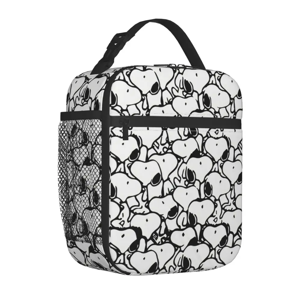 Kawaii Cartoon Snoopy Printed Insulated Lunch Bag