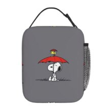 Custom S-Snoopys Anime Insulated Lunch Bags for School Office Portable Cooler Thermal Bento Box Women Kids Custom S-Snoopys Anime Insulated Lunch Bags for School Office Portable Cooler Thermal Bento Box Women Kids