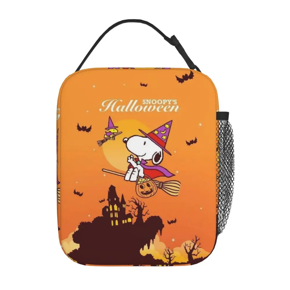 Kawaii Cartoon Snoopy Halloween Insulated Lunch Bag