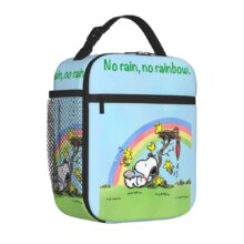 Custom S-Snoopys Anime Insulated Lunch Bags for School Office Portable Cooler Thermal Bento Box Women Kids Custom S-Snoopys Anime Insulated Lunch Bags for School Office Portable Cooler Thermal Bento Box Women Kids