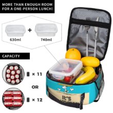 Custom S-Snoopys Anime Insulated Lunch Bags for School Office Portable Cooler Thermal Bento Box Women Kids Custom S-Snoopys Anime Insulated Lunch Bags for School Office Portable Cooler Thermal Bento Box Women Kids