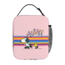 Custom S-Snoopys Anime Insulated Lunch Bags for School Office Portable Cooler Thermal Bento Box Women Kids Custom S-Snoopys Anime Insulated Lunch Bags for School Office Portable Cooler Thermal Bento Box Women Kids