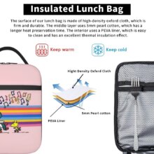 Custom S-Snoopys Anime Insulated Lunch Bags for School Office Portable Cooler Thermal Bento Box Women Kids Custom S-Snoopys Anime Insulated Lunch Bags for School Office Portable Cooler Thermal Bento Box Women Kids