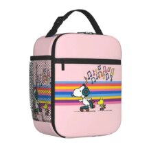 Custom S-Snoopys Anime Insulated Lunch Bags for School Office Portable Cooler Thermal Bento Box Women Kids Custom S-Snoopys Anime Insulated Lunch Bags for School Office Portable Cooler Thermal Bento Box Women Kids