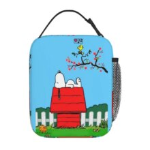 Custom S-Snoopys Anime Insulated Lunch Bags for School Office Portable Cooler Thermal Bento Box Women Kids Custom S-Snoopys Anime Insulated Lunch Bags for School Office Portable Cooler Thermal Bento Box Women Kids