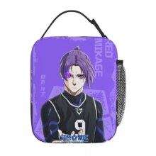 Kawaii Anime Blue Lock Reo Mikage Insulated Lunch Bag Kawaii Anime Blue Lock Reo Mikage Insulated Lunch Bag