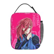 Kawaii Blue Lock Anime Hyoma Chigiri Insulated Lunch Bag Kawaii Blue Lock Anime Hyoma Chigiri Insulated Lunch Bag
