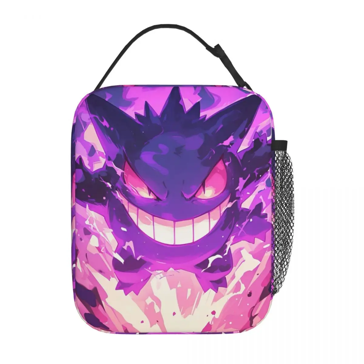 Cartoon Kawaii Pokemon Gengar Insulated Lunch Bag 