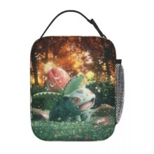 Cartoon Pokemon Bulbasaur Kawaii Insulated Lunch Bag Cartoon Pokemon Bulbasaur Kawaii Insulated Lunch Bag