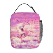 Cartoon Pokemon Mewtwo Kawaii Insulated Lunch Bag Cartoon Pokemon Mewtwo Kawaii Insulated Lunch Bag