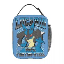 Kawaii Anime Pokemon Lucario Lunch Bag Kawaii Anime Pokemon Lucario Lunch Bag