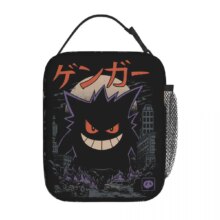 Anime Kawaii Pokemon Gengar Insulated Lunch Bag Anime Kawaii Pokemon Gengar Insulated Lunch Bag