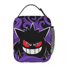 Anime Pokemon Gengar Kawaii Insulated Lunch Bag Anime Pokemon Gengar Kawaii Insulated Lunch Bag