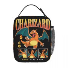 Kawaii Anime Pokemon Charmander Insulated Lunch Bag Kawaii Anime Pokemon Charmander Insulated Lunch Bag