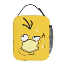 Kawaii Anime Pokemon Psyduck Insulated Lunch Bag Kawaii Anime Pokemon Psyduck Insulated Lunch Bag