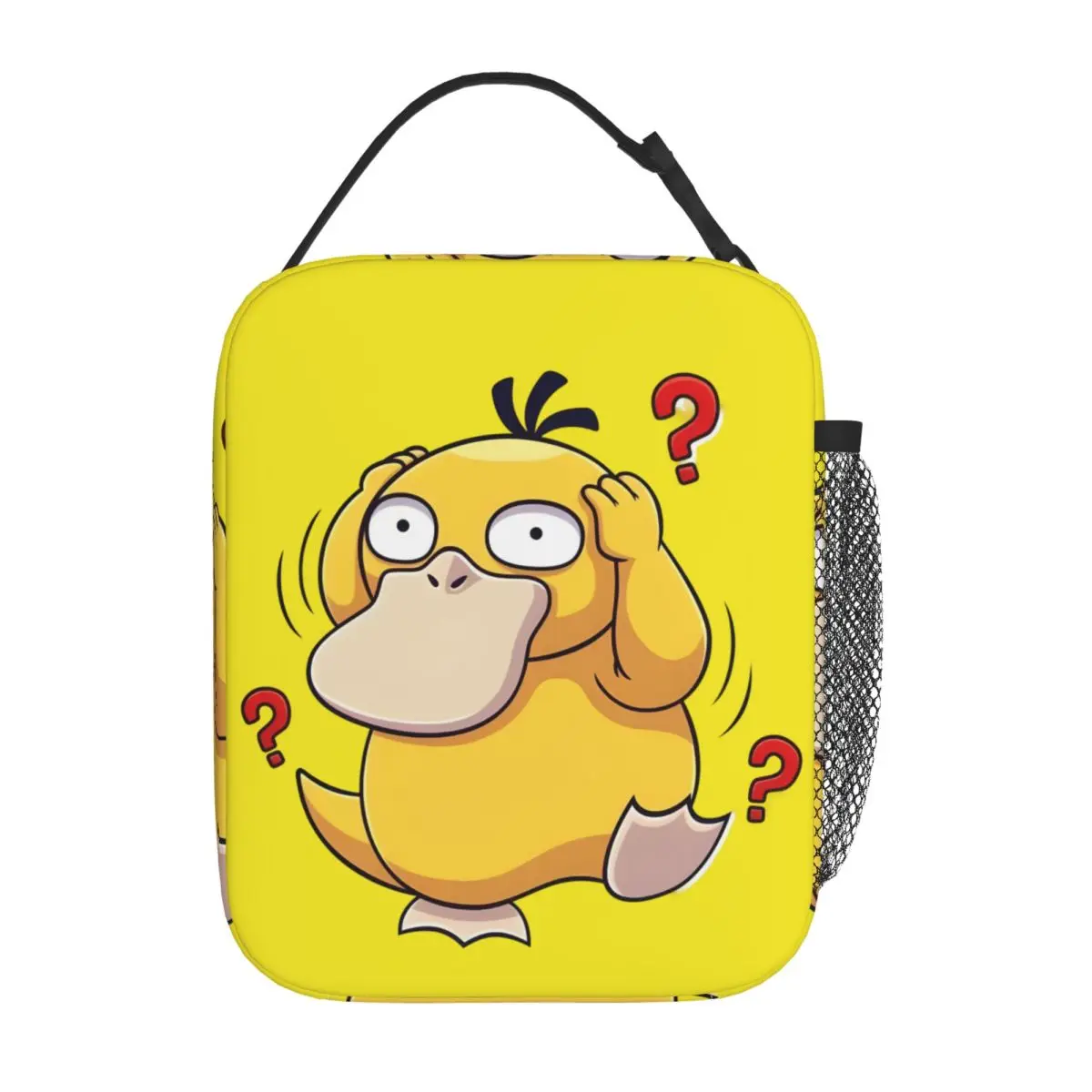 Kawaii Pokemon Anime Psyduck Insulated Lunch Bag