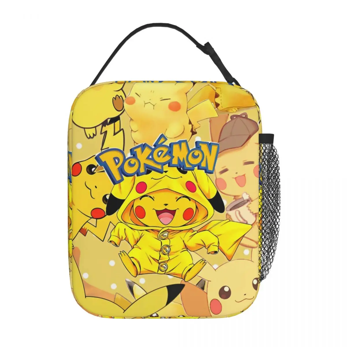 Kawaii Anime Pokemon Pikachu Printed Lunch Bag