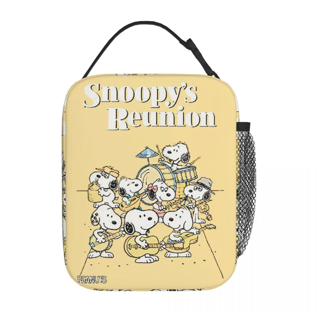 Kawaii Cartoon Snoopy Reunion Insulated Lunch Bag