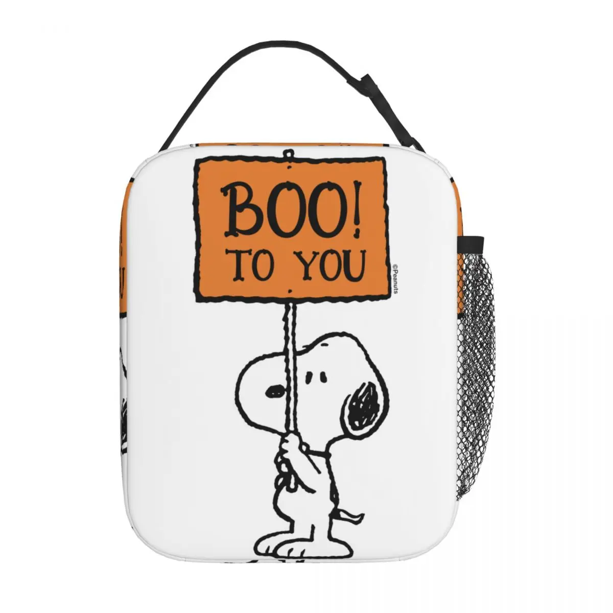 Kawaii Cartoon Snoopy Boo To You Insulated Lunch Bag
