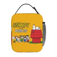 Kawaii Cartoon Snoopy Und Die Peanuts Insulated Lunch Bag Kawaii Cartoon Snoopy Und Die Peanuts Insulated Lunch Bag