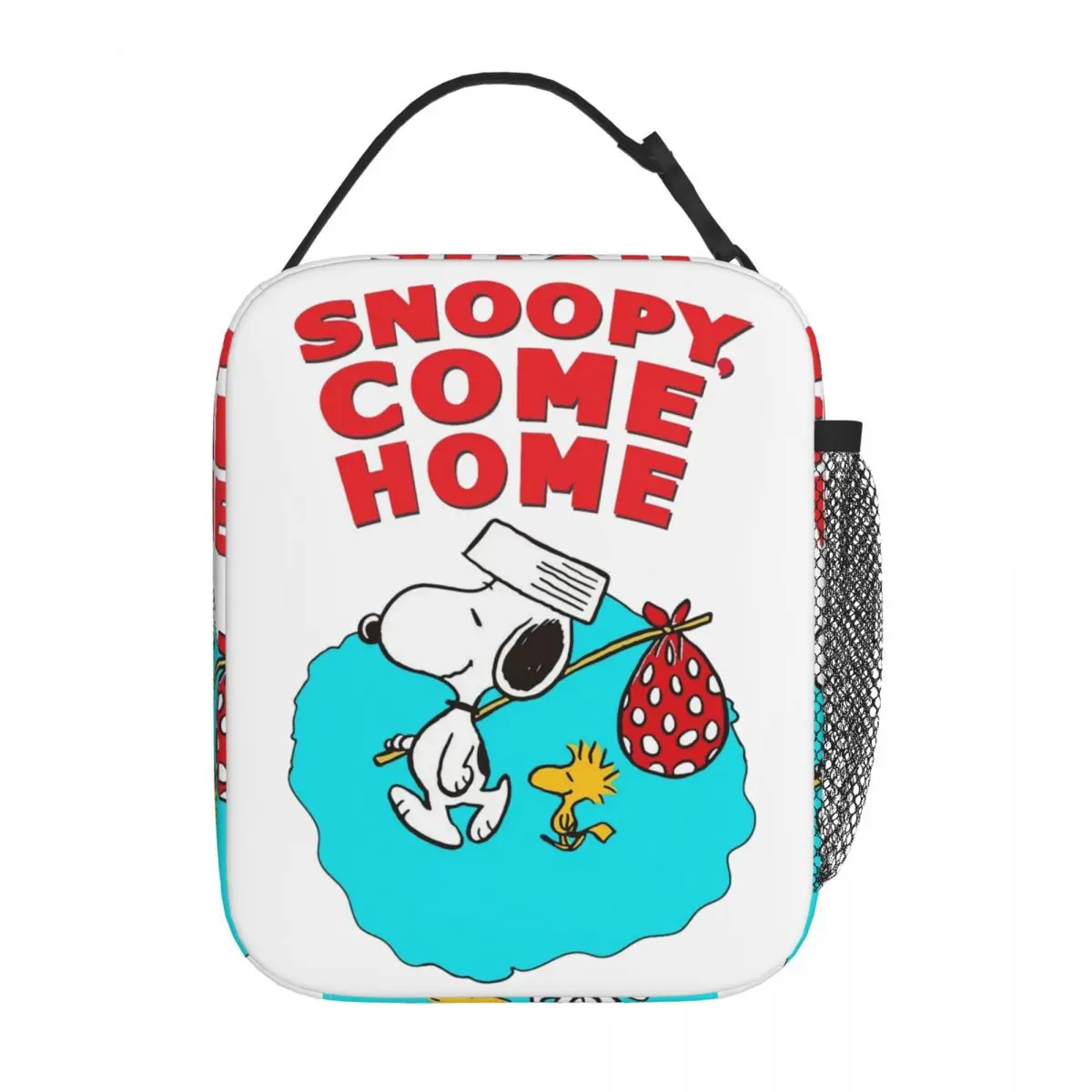Kawaii Cartoon Snoopy Come Home Insulated Lunch Bag