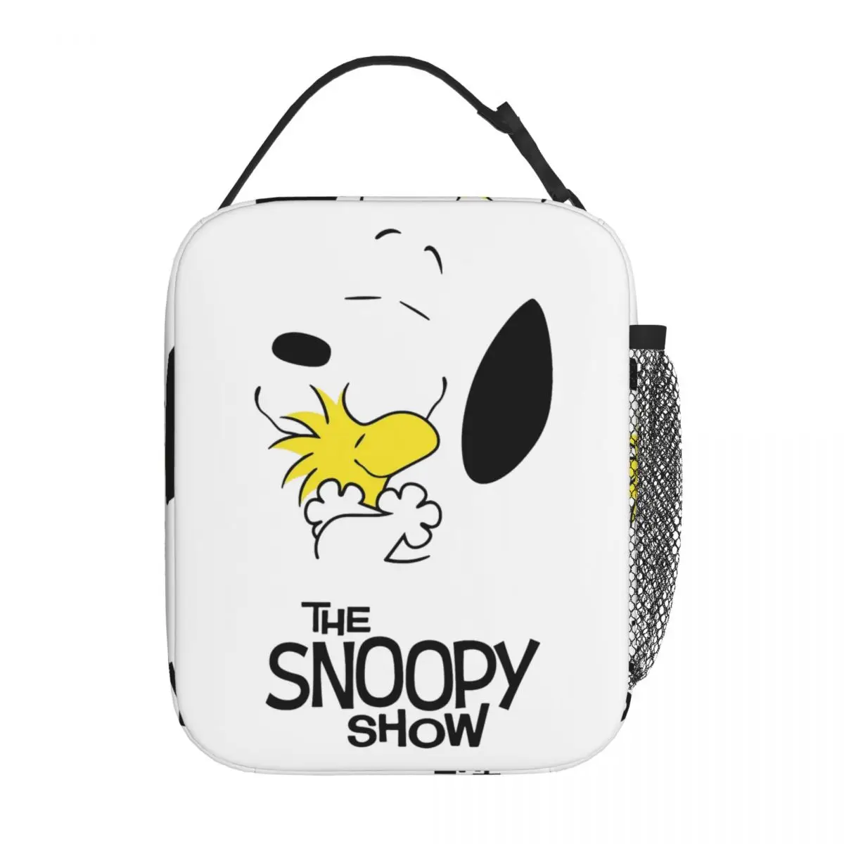 Kawaii Cartoon The Snoopy Show White Insulated Lunch Bag