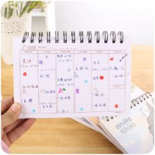 Kawaii Totoro Cartoon Weekly Spiral Notebook Kawaii Totoro Cartoon Weekly Spiral Notebook