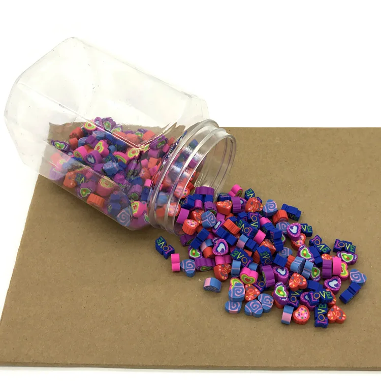 400 Pcs - Mini Animals/Smile/Heart Rubber Erasers 400 Pcs - Mini Animals/Smile/Heart Rubber Erasers