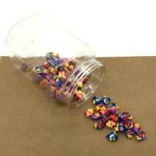 400 Pcs – Mini Animals/Smile/Heart Rubber Erasers 400 Pcs - Mini Animals/Smile/Heart Rubber Erasers