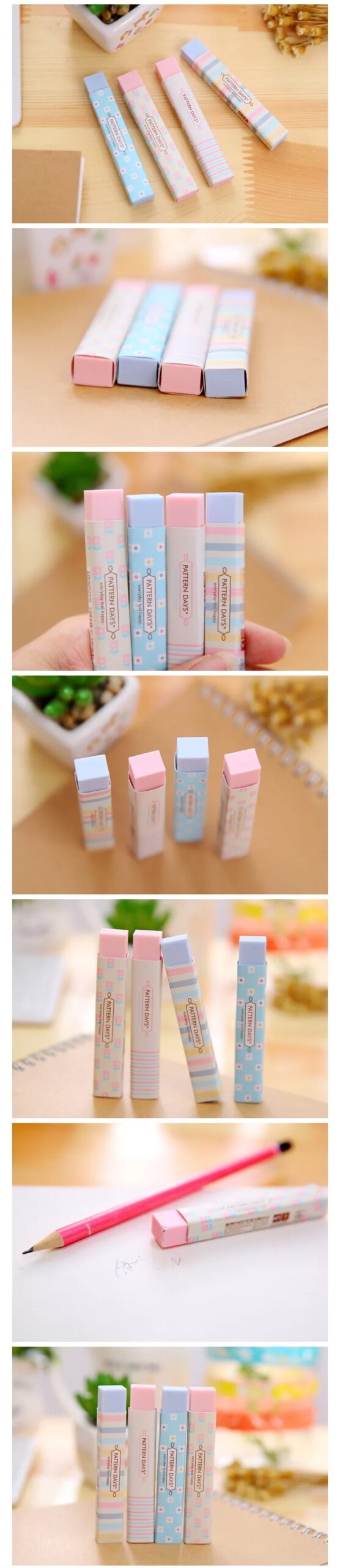 Kawaii Pencil Erasers For Office School Stationery Supplies Kawaii Pencil Erasers For Office School Stationery Supplies
