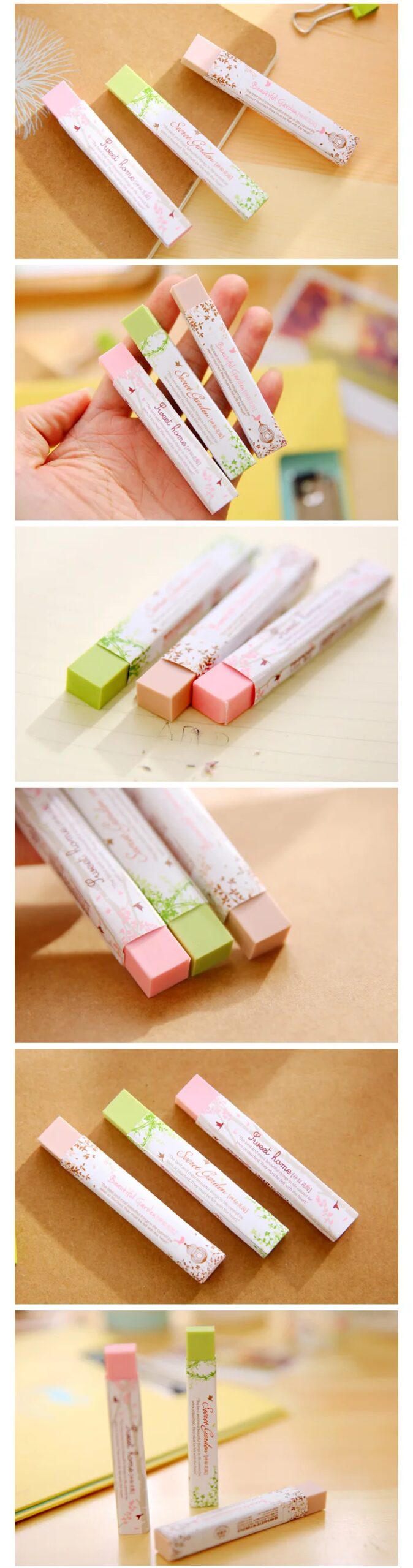 Kawaii Pencil Erasers For Office School Stationery Supplies Kawaii Pencil Erasers For Office School Stationery Supplies