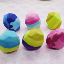 Kawaii Colorful Stone Irregular Shape Eraser Kawaii Colorful Stone Irregular Shape Eraser