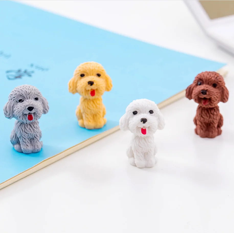 Little Pet Dog Pattern Stationary Pencil Eraser