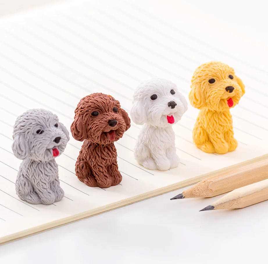 Little Pet Dog Pattern Stationary Pencil Eraser