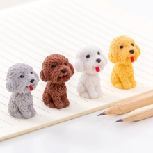 Little Pet Dog Pattern Stationary Pencil Eraser Little Pet Dog Pattern Stationary Pencil Eraser