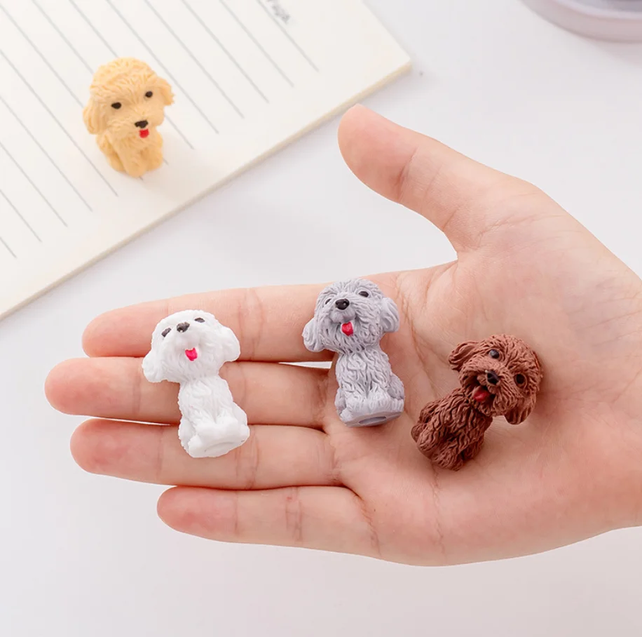 Little Pet Dog Pattern Stationary Pencil Eraser